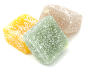 25mg Hash Gummies Lemon & Blue Raspberry
